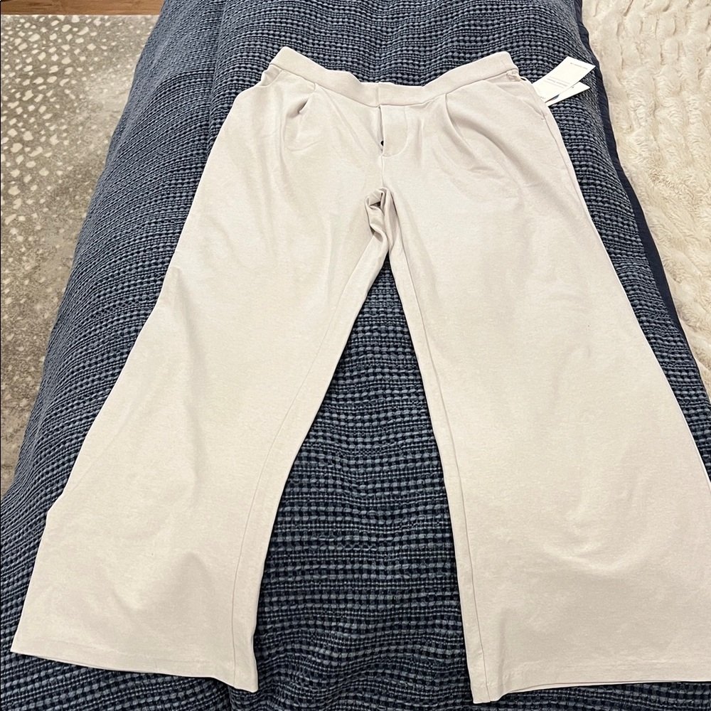Vuori Ecru Heather Trousers